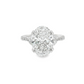 5.00ct Oval Lab-Grown Diamond Engagement Ring in 14K White Gold