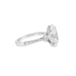 5.00ct Oval Lab-Grown Diamond Engagement Ring in 14K White Gold
