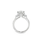 5.00ct Oval Lab-Grown Diamond Engagement Ring in 14K White Gold