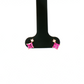 14K Rose Gold Pink Sapphire and Diamond Stud Earrings