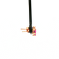 14K Rose Gold Pink Sapphire and Diamond Stud Earrings