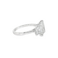 14K White Gold Radiant Lab Grown Diamond Three-Stone Ring (4 1/4 CTW)