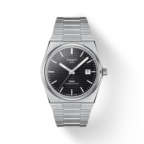 Tissot PRX Powermatic 80 Black Dial Gents Watch T1374071105100