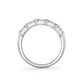 Christopher Designs 5 Stone Emerald Cut Lab Grown Diamond Ring in White Gold (2 1/2 Ctw)