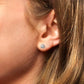 3 Prong Round Lab Grown Diamond Stud Earrings in White Gold (1 1/3 Ctw)