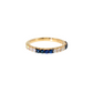 14K Yellow Gold Sapphire and Diamond Ring