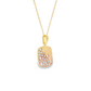 Diamond Scatter Pendant Necklace in 14K Yellow Gold