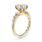Noam Carver Oval Lab Grown Diamond Engagement Ring in 14K Yellow Gold (4 CTW)