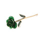 Dark Green 24K Gold Dipped Rose