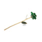 Dark Green 24K Gold Dipped Rose