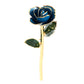 Dark Blue 24K Gold Dipped Rose