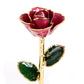 Red Wine 24K Gold Dipped Rose