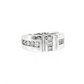 10K White Gold Mens Diamond Wedding Band (1 Ctw)
