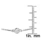14k White Gold Bezel Diamond Station Necklace (1 4/5 CTW)
