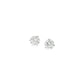 Round Lab-Grown Diamond Stud Earrings in Sterling Silver (1 CTW)