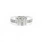 10K White Gold Mens Diamond Wedding Band (1 Ctw)
