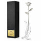 Solid Silver 24K Gold Dipped Rose