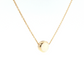 Bezel Set Round Opal Pendant Necklace in 14K Yellow Gold