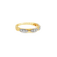 Art Deco Diamond Band Ring in 14K Yellow Gold