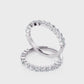 1/2 Ctw Classic Single Prong Diamond Wedding Band in 14 Karat White Gold