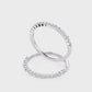 1/7 Ctw Classic Single Prong Diamond Wedding Band in 14 Karat White Gold