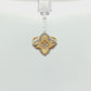 14K Yellow Gold Diamond Quatrefoil Cocktail Ring