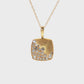 Diamond Scatter Pendant Necklace in 14K Yellow Gold
