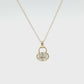 Oval Lab-Grown Diamond Solitaire Pendant Necklace in 10K Yellow Gold