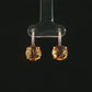 Round Citrine and Diamond 14K Yellow Gold Earrings