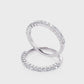 1/3 Ctw Classic Shared Prong Diamond Wedding Band in 14 Karat White Gold