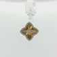 14K Yellow Gold Diamond Quatrefoil Cocktail Ring