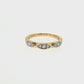 Art Deco Diamond Band Ring in 14K Yellow Gold