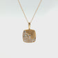 Diamond Scatter Pendant Necklace in 14K Yellow Gold