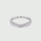 1/4 Carat Diamond Enhancer Band in 14 Karat White Gold