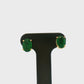 1.60ctw Oval Emerald Stud Earrings in 14K Yellow Gold