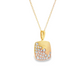 Diamond Scatter Pendant Necklace in 14K Yellow Gold