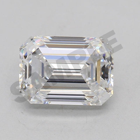2.10 Carat Emerald IGI Labgrown Diamond, With Certificate ID LG62******