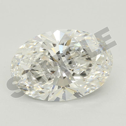 1.52 Carat Oval IGI Labgrown Diamond, With Certificate ID LG67******